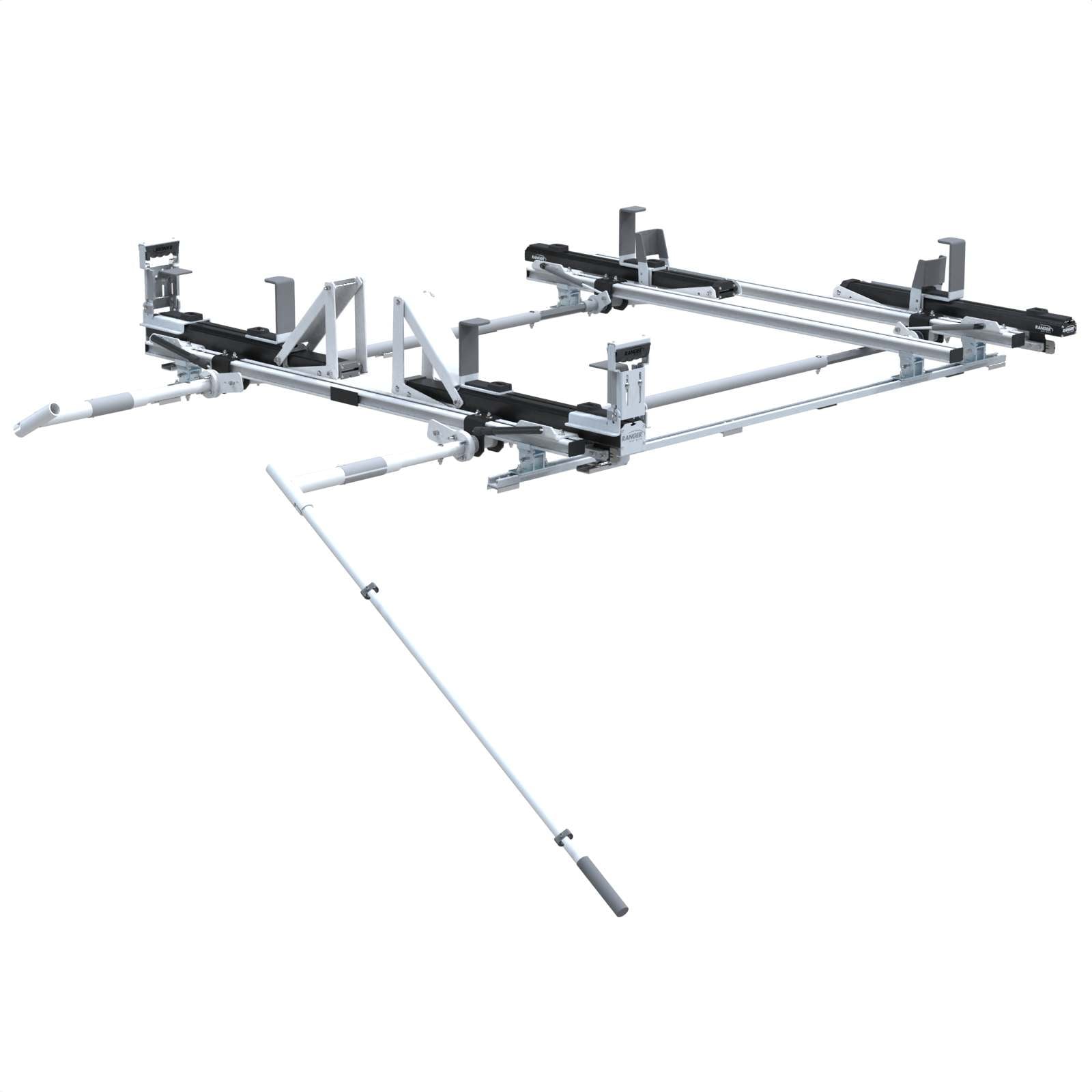 Max Rack 2.0 Drop Down Ladder Rack, Double Side, 3 Bar, RAM ProMaster LR SWB - 1880-PHS3