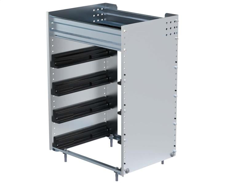 Partskeeper Parts Organizer Aluminum Storage Cabinet, 25" - C2-UPA00