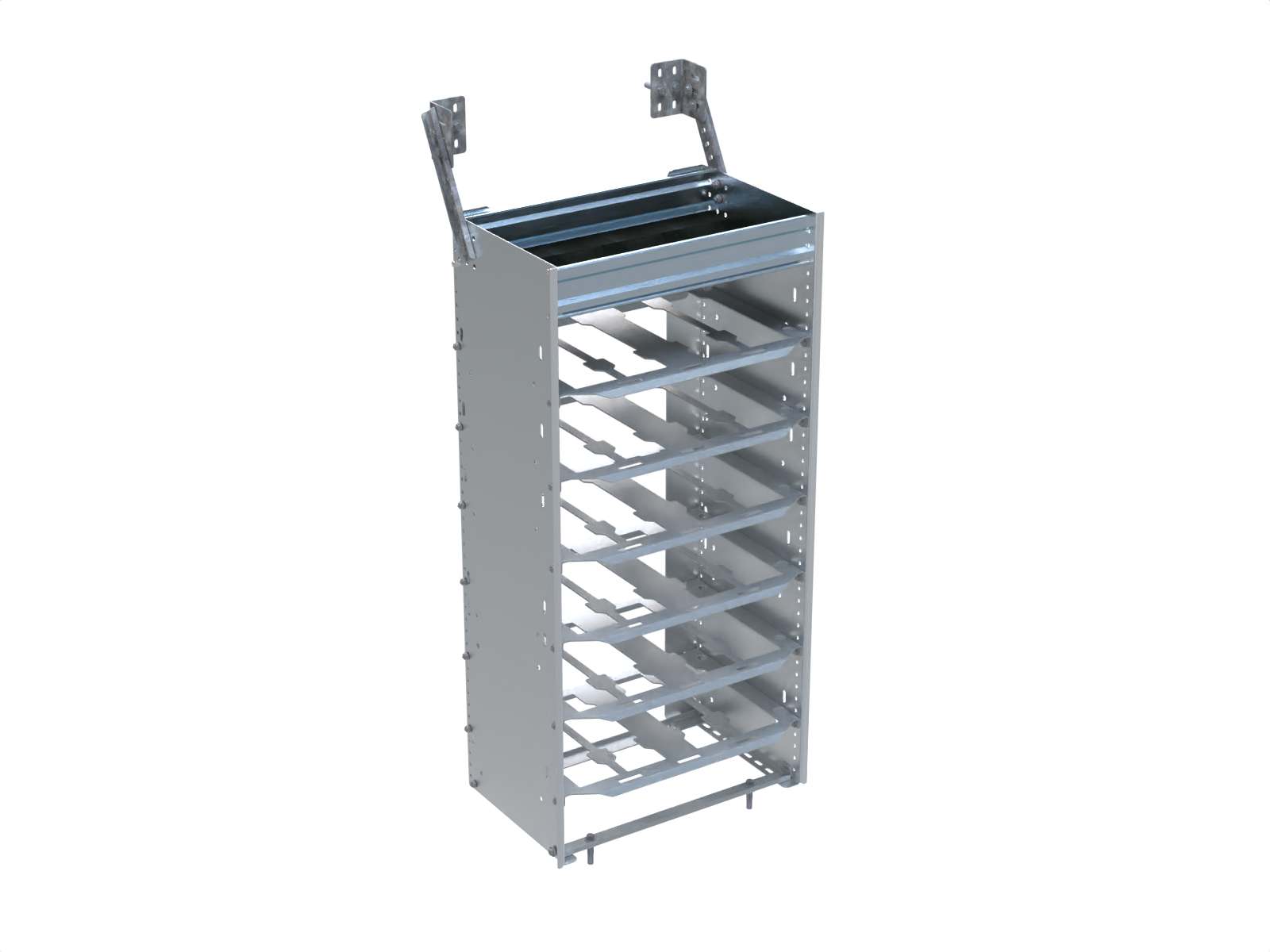 Partskeeper Cabinet for Milwaukee Packout Organizers, 44.5" - C4-MA20-6C