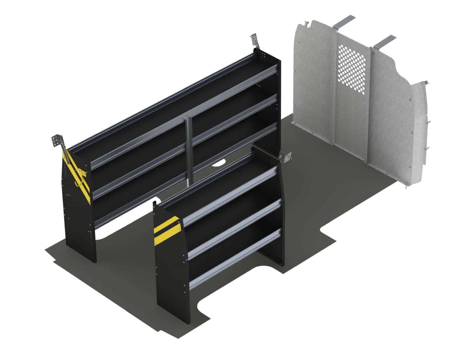 Contractor Van Shelving Package, Chevrolet Express, 155” WB - GSL-10