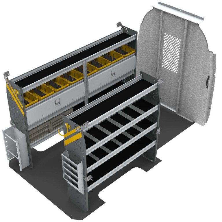 Electrical Van Shelving Package-Sprinter 144in WB-DHS-11