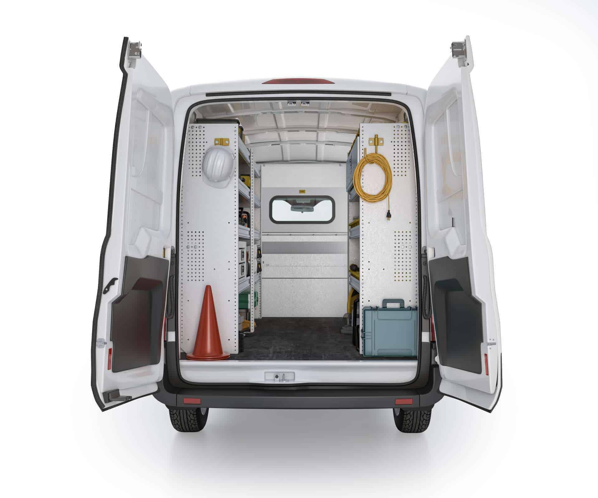 Ford Transit FTM 27 Installed Rear View