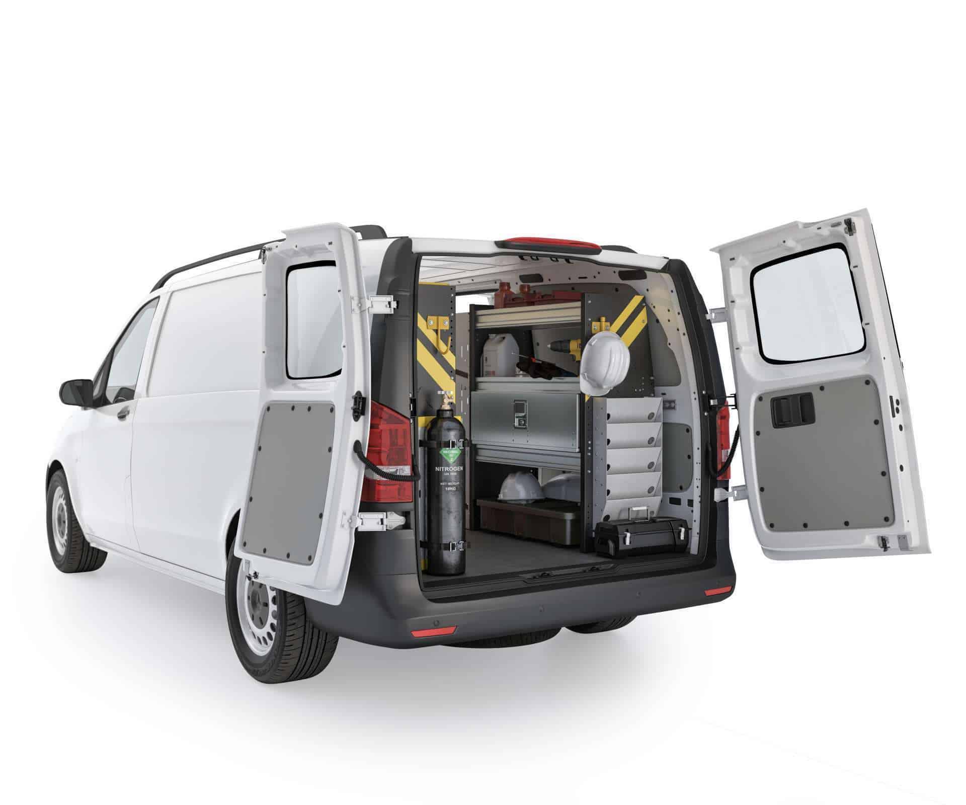 Mercedes Metris MML 12 Installed Rear Driver View