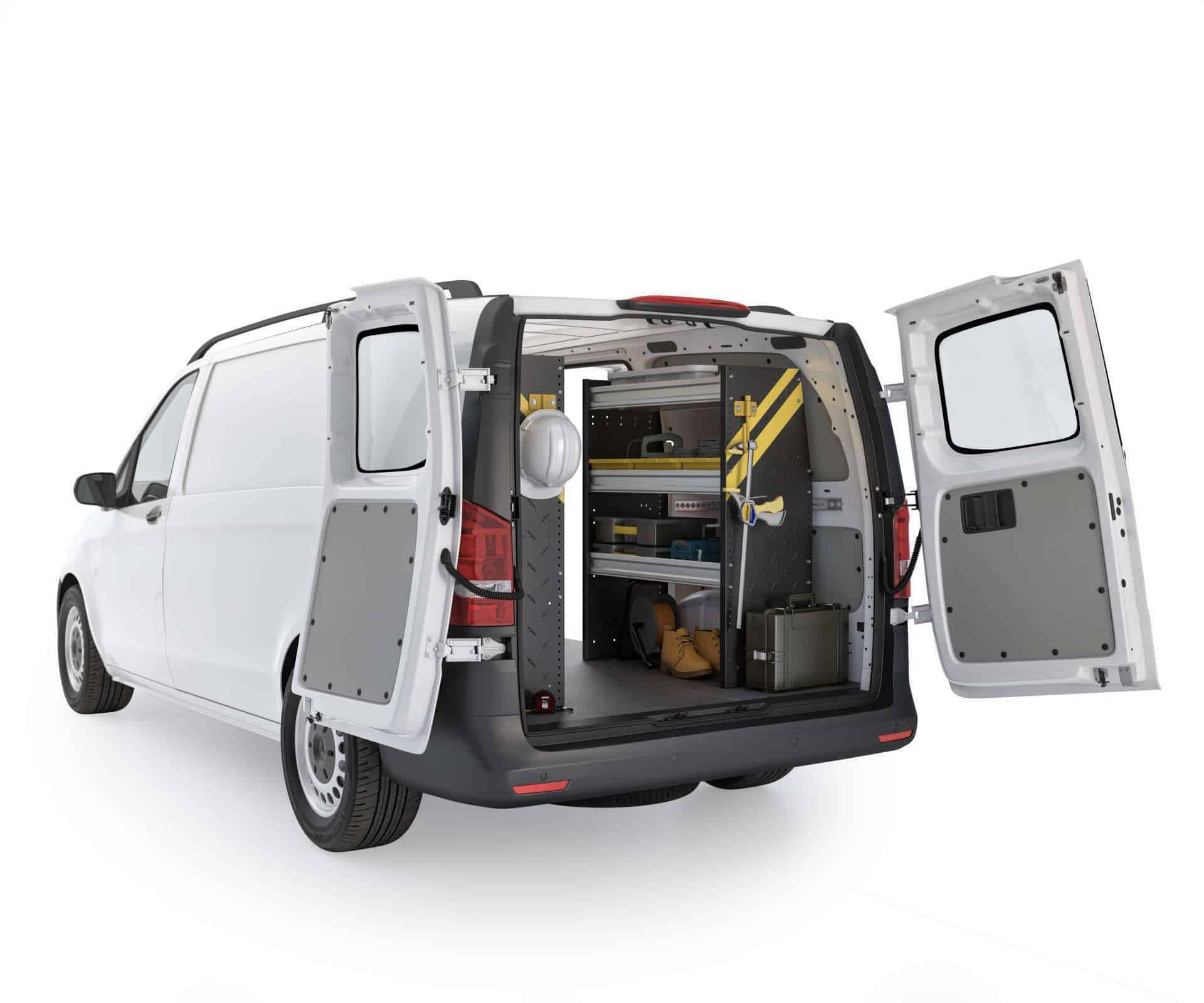 Mercedes Metris MML 16 Installed Rear Driver View