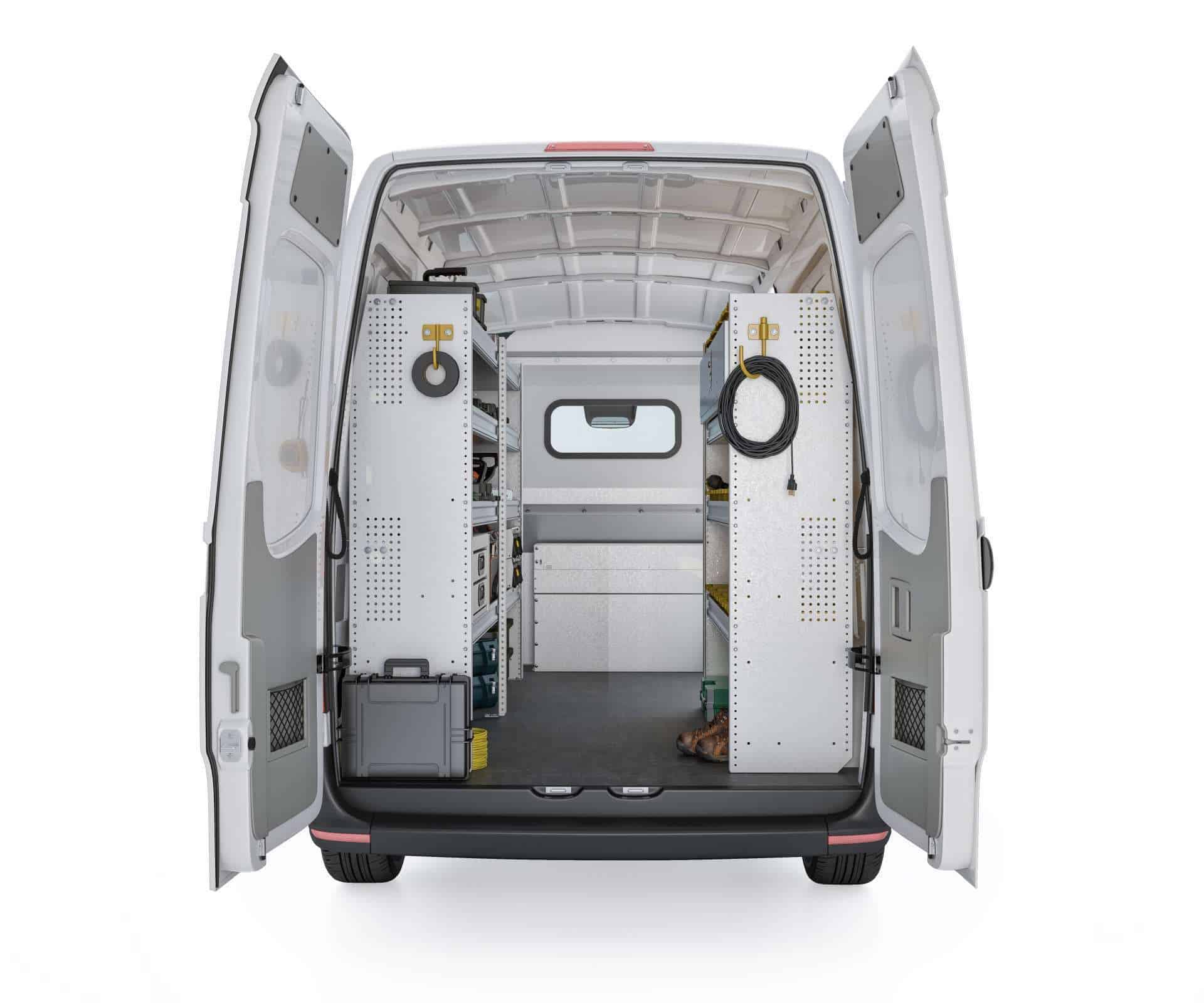 Mercedes Sprinter DHS-27 Installed Rear View