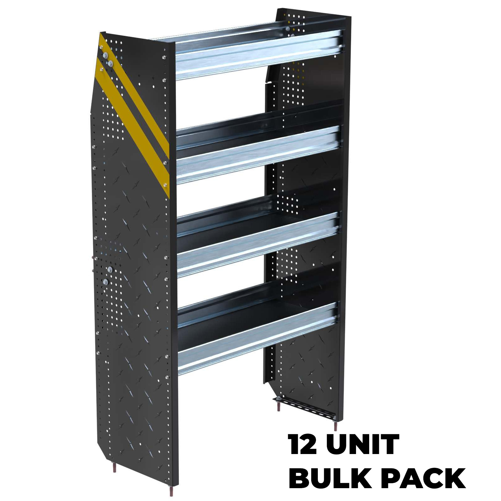 N5 Series Cargo Van Shelving, 36″ Wide, 4 Trays, 12 Bulk Pack – N5-RS36-4x12