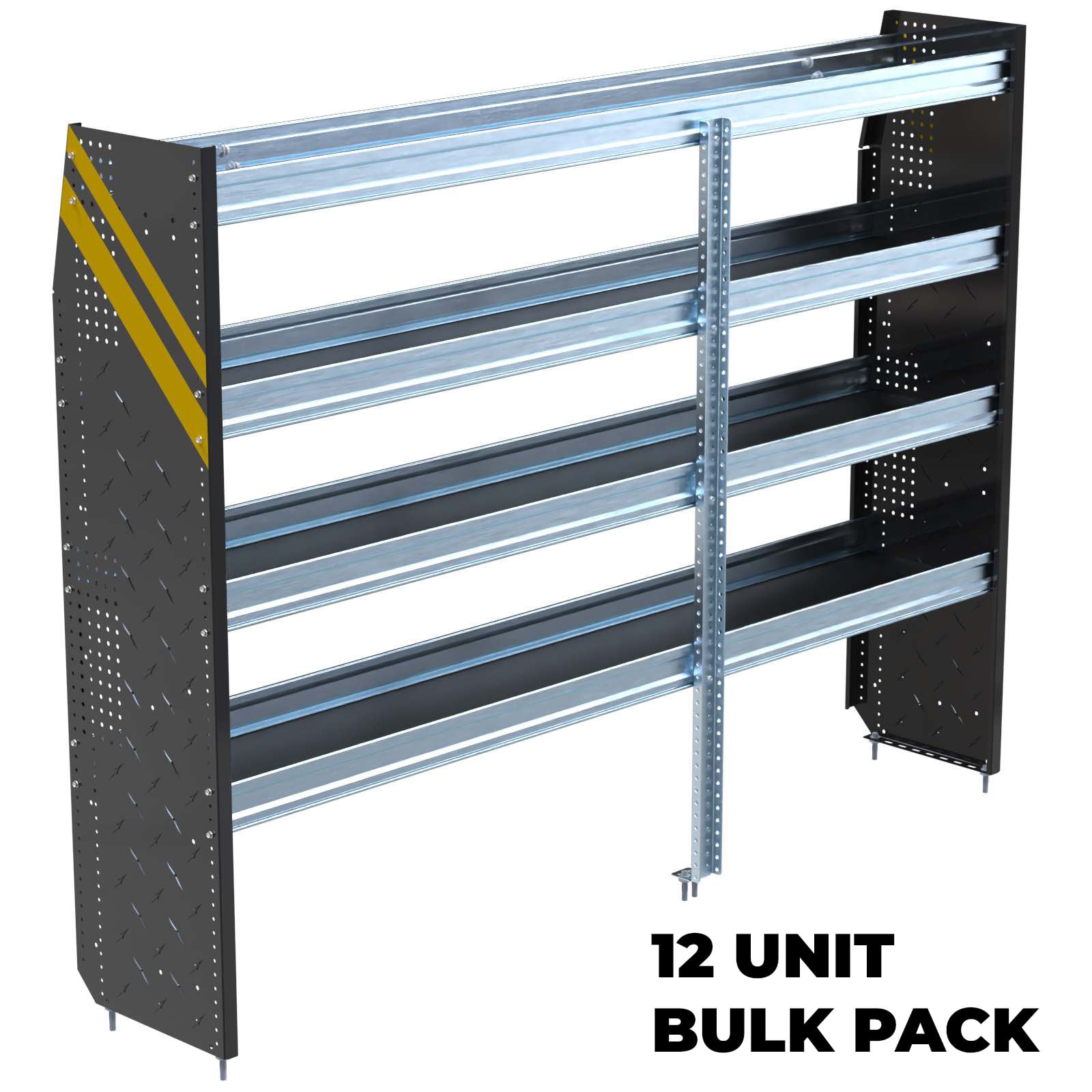 N5 Series Cargo Van Shelving, 84″ Wide, 4 Trays, 12 Bulk Pack – N5-RS84-4x12