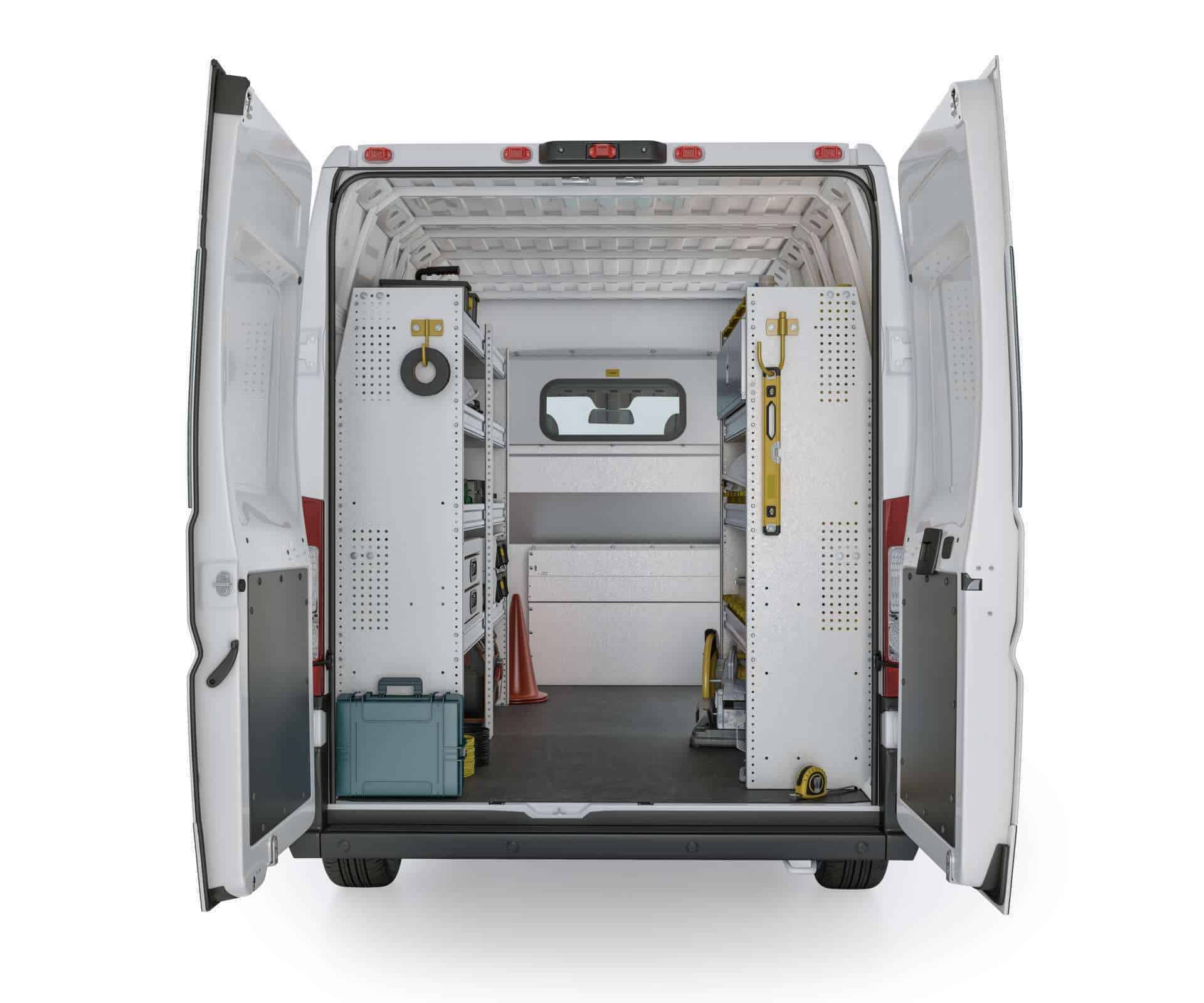 RAM ProMaster, 118”/136” WB with RPS-27 Installed, Rear View