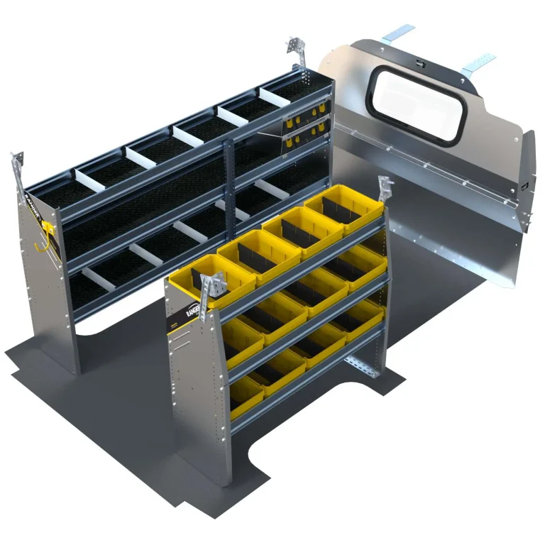 Aluminum Van Shelving Package, Chevrolet Express, 135&rdquo; WB - GSR-27