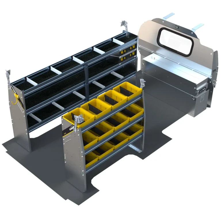 Aluminum Van Shelving Package, Chevrolet Express, 155&rdquo; WB - GSL-27