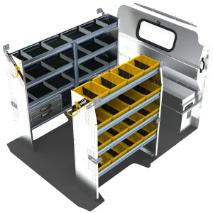 Aluminum Van Shelving Package, RAM ProMaster, 118&rdquo; / 136&rdquo; WB - RPS-27