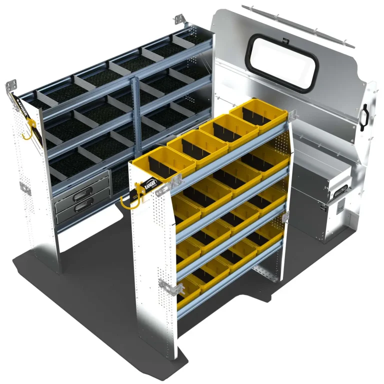 Aluminum Van Shelving Package, RAM ProMaster, 118&rdquo; / 136&rdquo; WB - RPS-27